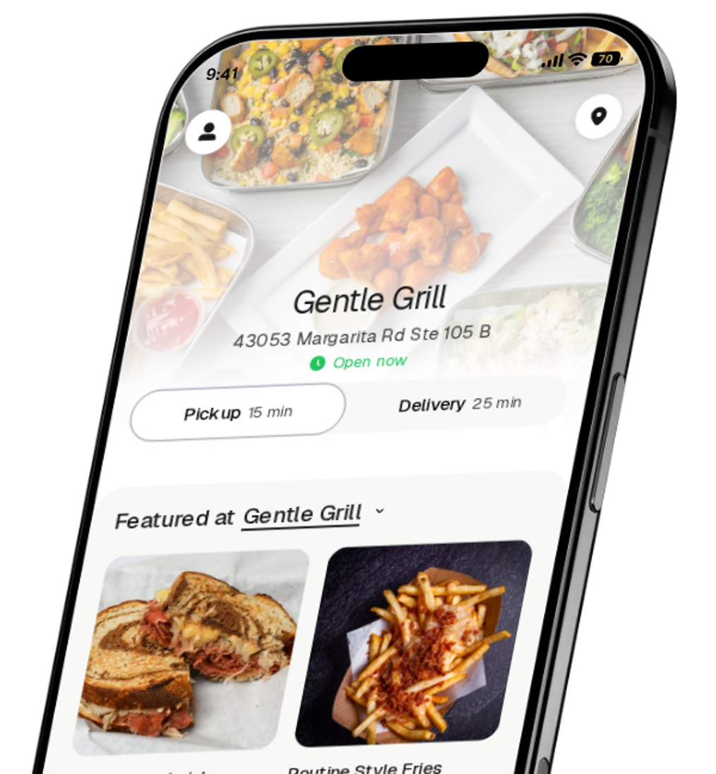 Gentle Grill app preview